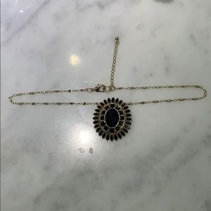 Black and gold necklace